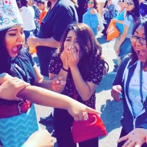 Crowd reaction to Brian Yazzie magic performance