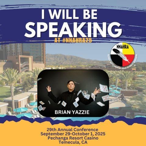 Brian Yazzie featured speaker at NNAHRA 29th Annual Conference