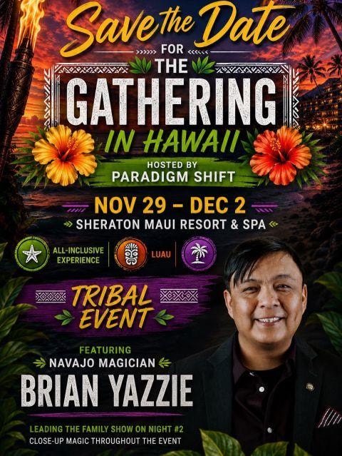 Brian Yazzie featured at The Gathering in Hawaii — Sheraton Maui Resort